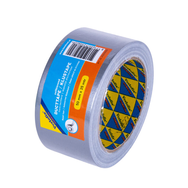 Verlofix Ruban adhésif / Ruban de bricolage 50 mm x 25 m Gris