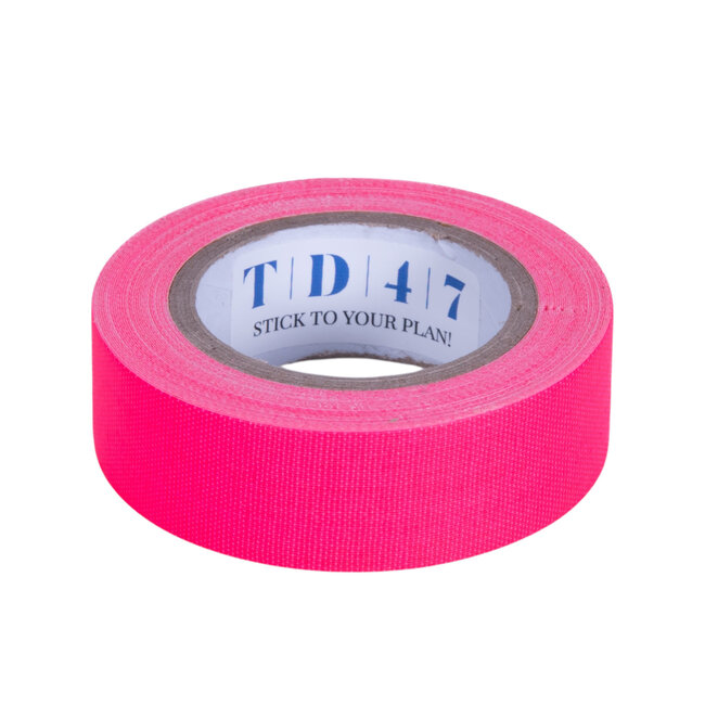 TD47 Gaffa Tape Fluor Minirol 19mm x 5m Roze