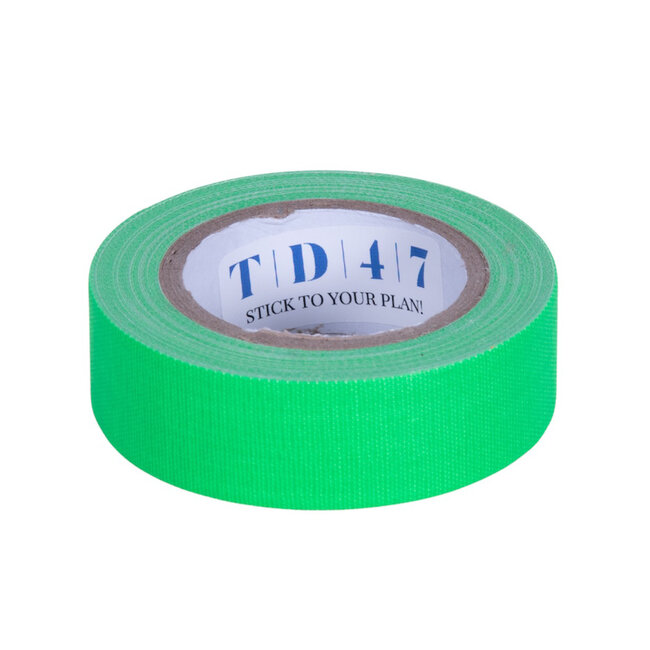 TD47 Gaffa Tape Fluor Minirol 19mm x 5m Groen