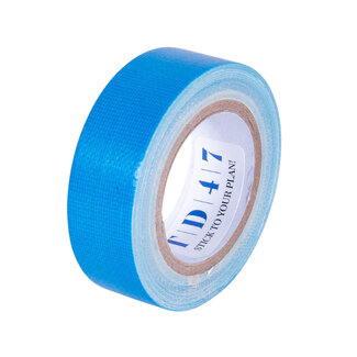 TD47 Products® TD47 Ruban adhésif Gaffa Fluor Mini-rouleau 19 mm x 5 m Bleu