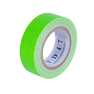 TD47 Products® TD47 Gaffa Tape Fluorescent Mini Roll 19mm x 5m Green