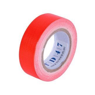 TD47 Products® TD47 Gaffa-Klebeband Fluor Mini-Rolle 19 mm x 5 m Orange