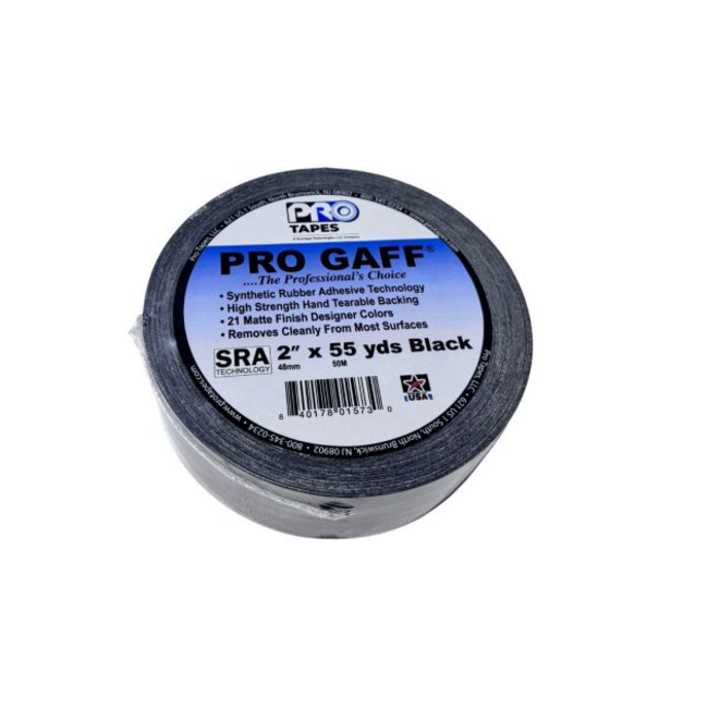 Pro Tapes Pro Gaff Gaffa Tape 48mm x 50m Black