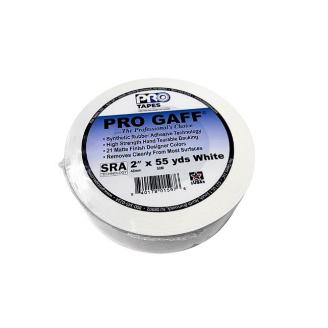 Pro Tapes Pro Gaff Gaffa Tape 48mm x 50m Wit