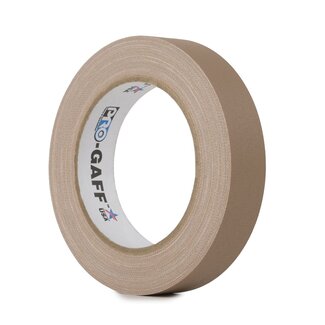 Pro Tapes® Pro Tapes Ruban adhésif Pro Gaff Gaffa, 24 mm x 22,8 m Marron clair