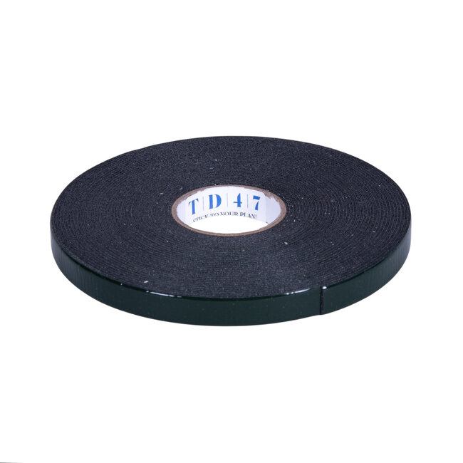 TD47 Double-sided Foam Tape 12mm x 10m Black