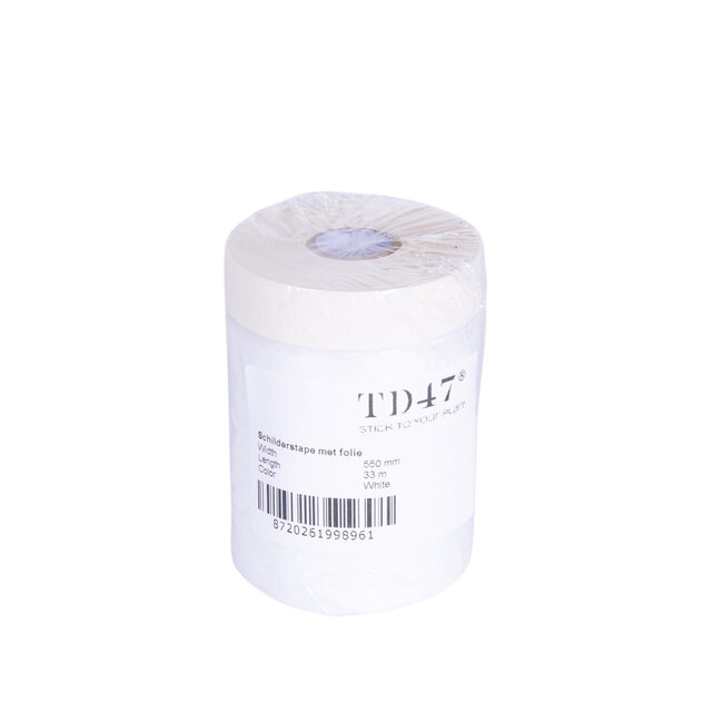 TD47 Masking Tape with film 550mm x 33m