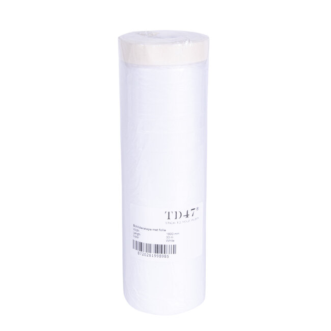 TD47 Masking Tape with film 1800mm x 33m