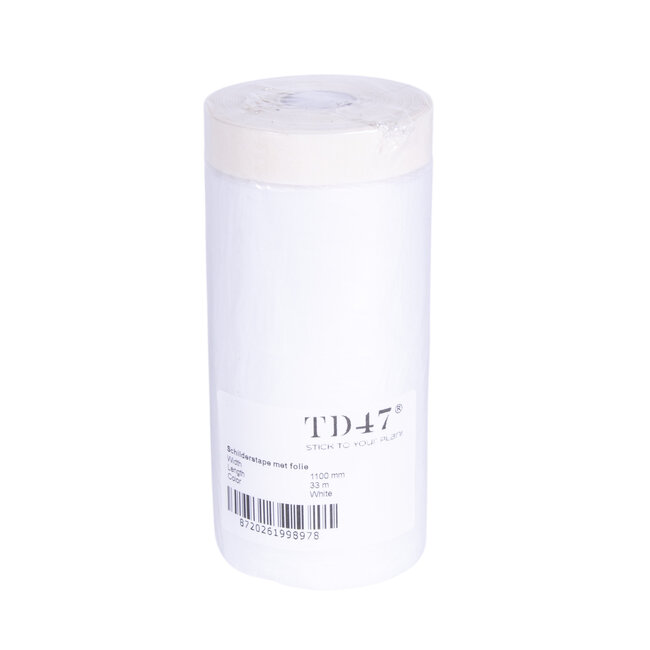 TD47 Schilderstape met folie 1100mm x 33m