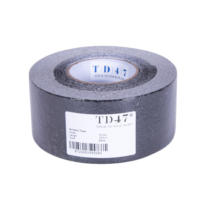 TD47 Ruban Antidérapant 75 mm x 18,3 m Noir