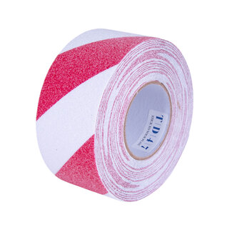 TD47 Products® TD47 Ruban Antidérapant 75mm x 18,3m Rouge/Blanc