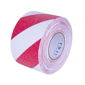 TD47 Products® TD47 Ruban Antidérapant 100mm x 18,3m Rouge/Blanc