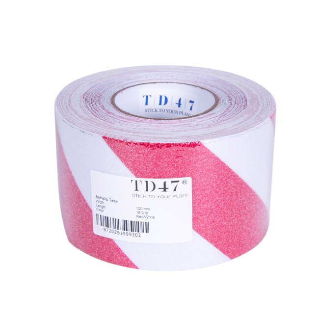TD47 Antislip Tape 100mm x 18,3m Red/White