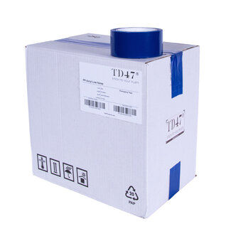 TD47 Products® TD47 Packaging tape PP low noise 50mm x 66m Blue (36 Rolls)
