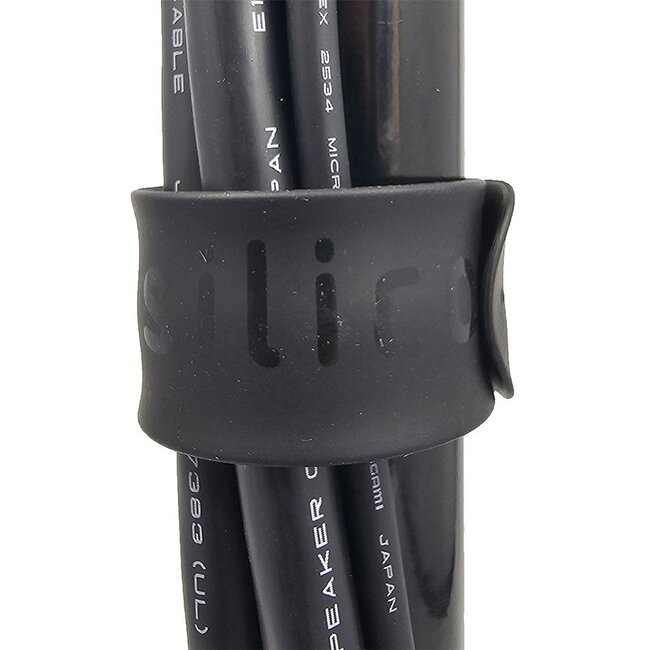 Gafer.pl Attaches-câbles réutilisables en silicone - Lot de 10