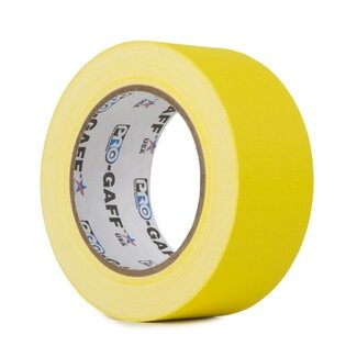 Pro Tapes® Pro Tapes Pro Gaff Gaffa Tape 48mm x 22.8m Yellow