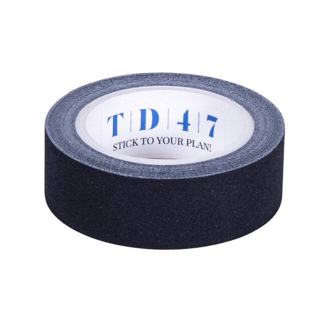 TD47 Gaffa-Klebeband Minirolle 19 mm x 5 m Mattschwarz