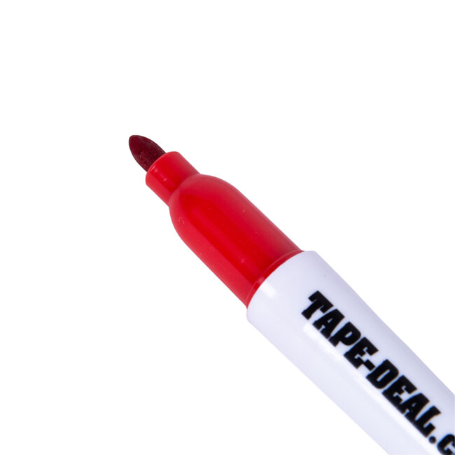 Tape-Deal Mini Permanent Marker Red