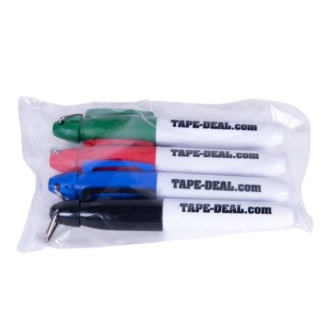 Tape-Deal Mini Permanent Marker Deal (4 pieces)