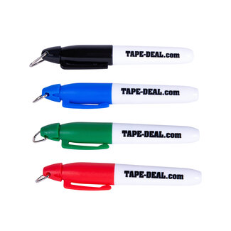 Tape-Deal.com Tape-Deal Mini Marqueur Permanent (Lot de 4 pièces)