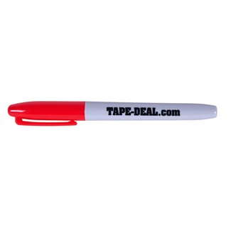 Tape-Deal.com Tape-Deal Permanent Marker Red