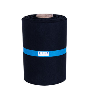 TD47 Products® TD47 Deco Flanel Podiumafrok 20cm x 30m - Zwart