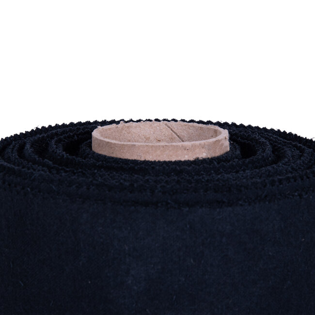 TD47 Deco Flanel Podiumafrok 20cm x 30m - Zwart