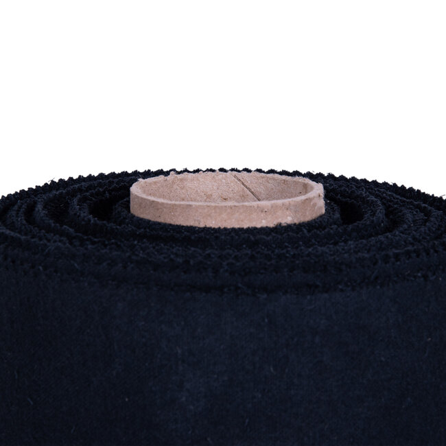 TD47 Deco Flanel Podiumafrok 100cm x 30m - Zwart