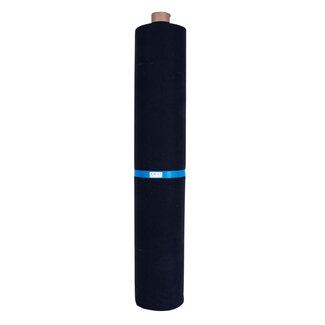 TD47 Products® TD47 Deco Flanel Podiumafrok 80cm x 30m - Zwart
