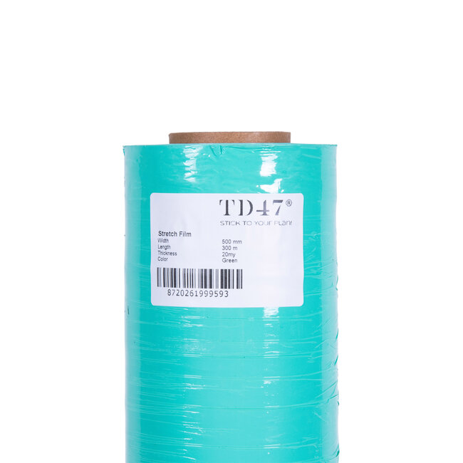 TD47 Rekfolie 50cm x 300m x 20my Groen