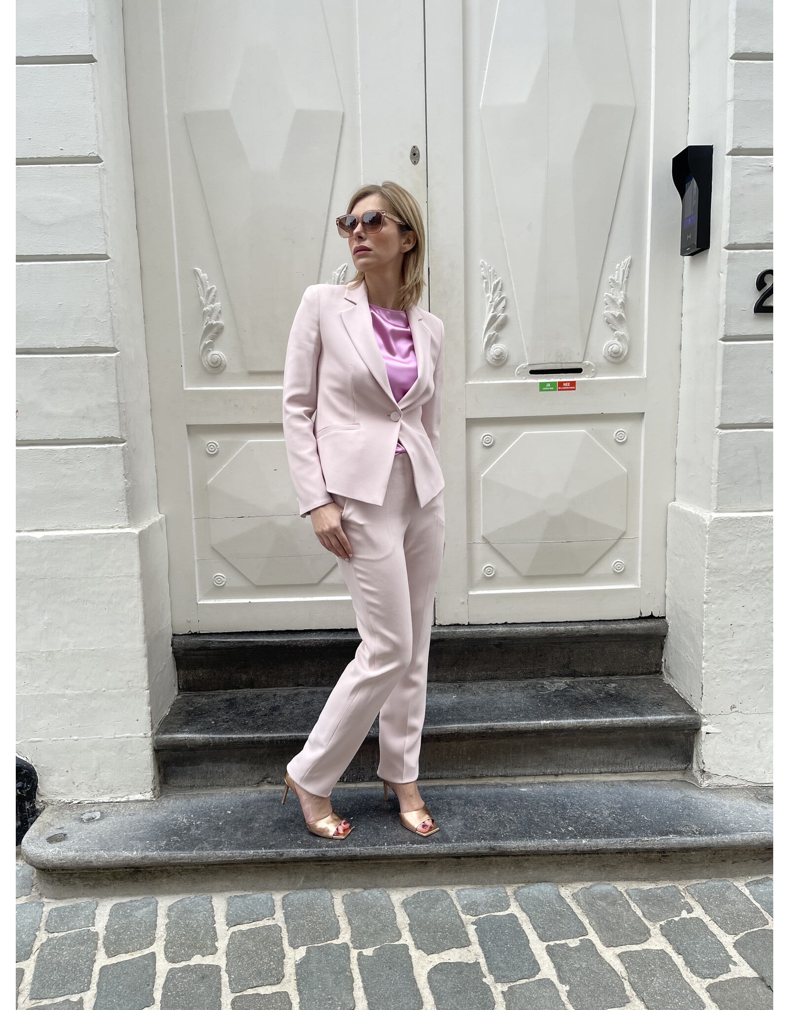 Emporio Armani Blazer E Armani zacht roze