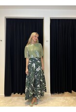 Natan Lange rok Natan Carrie print groen