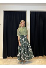Natan Lange rok Natan Carrie print groen