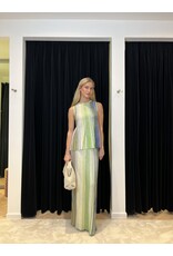 Missoni Lange rok Missoni lurex groen/blauw