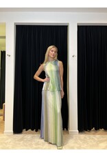 Missoni Lange rok Missoni lurex groen/blauw