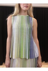 Missoni Top Missoni lurex groen/blauw