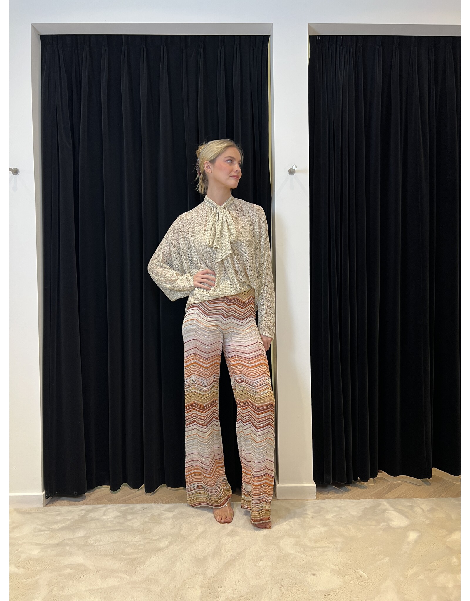 Missoni Oversized blouse Missoni lurex soft gold
