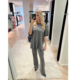 Missoni Broek Missoni donker zilver