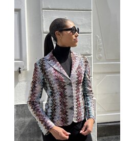 Missoni Gecentreerde vest Missoni lurex bord