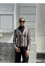 Missoni Gecentreerde vest Missoni lurex bord
