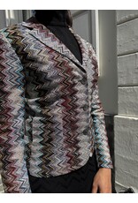 Missoni Gecentreerde vest Missoni lurex bord