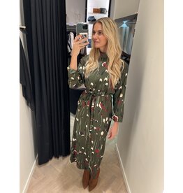 Natan Lang kleed Natan Degun print groen