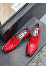 Natan Moccassins Natan rood lakleer