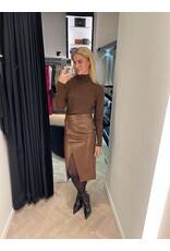 Patrizia Pepe Rok P Pepe ecoleder bruin