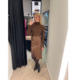 Patrizia Pepe Rok P Pepe ecoleder bruin