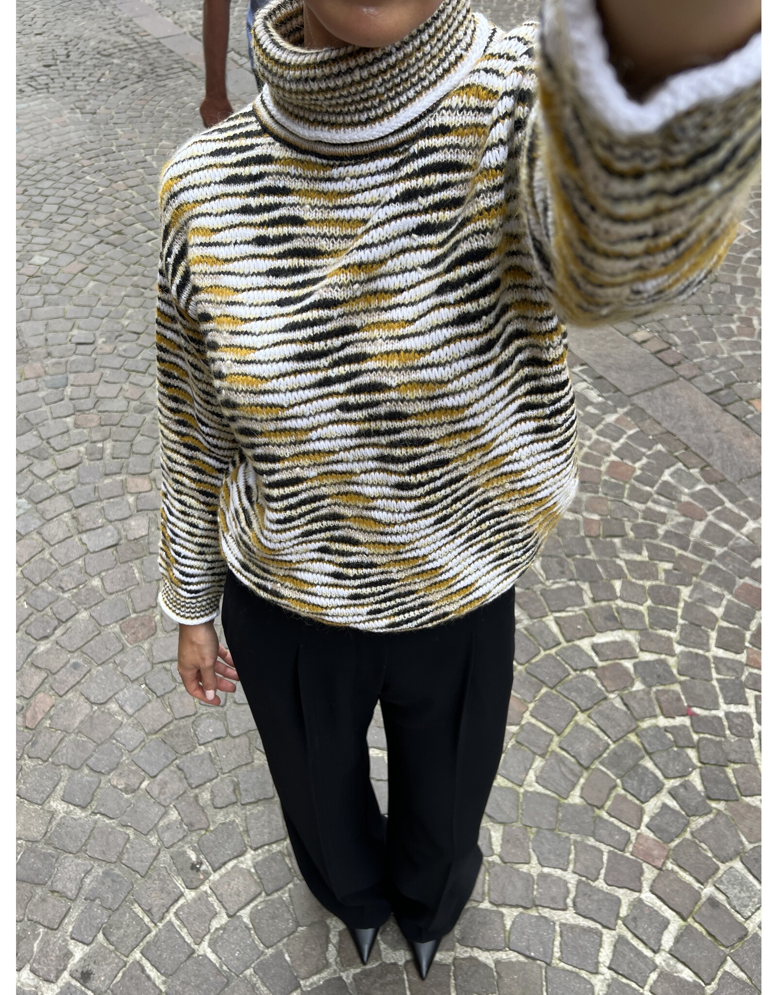 Missoni Rolkraagpull Missoni yellow/brown