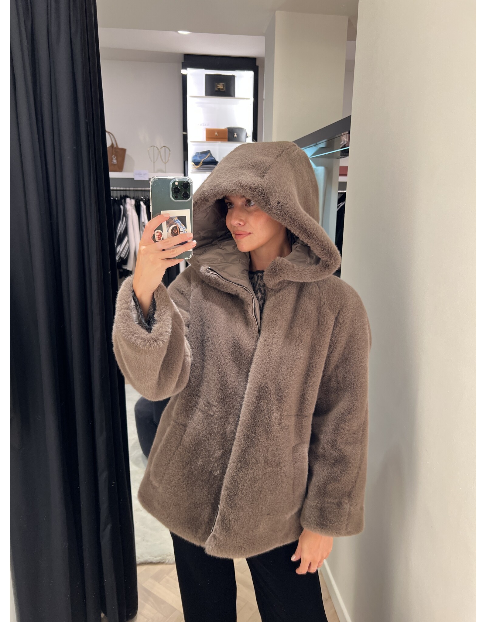 Emporio Armani Caban E Armani ecopels + kap
