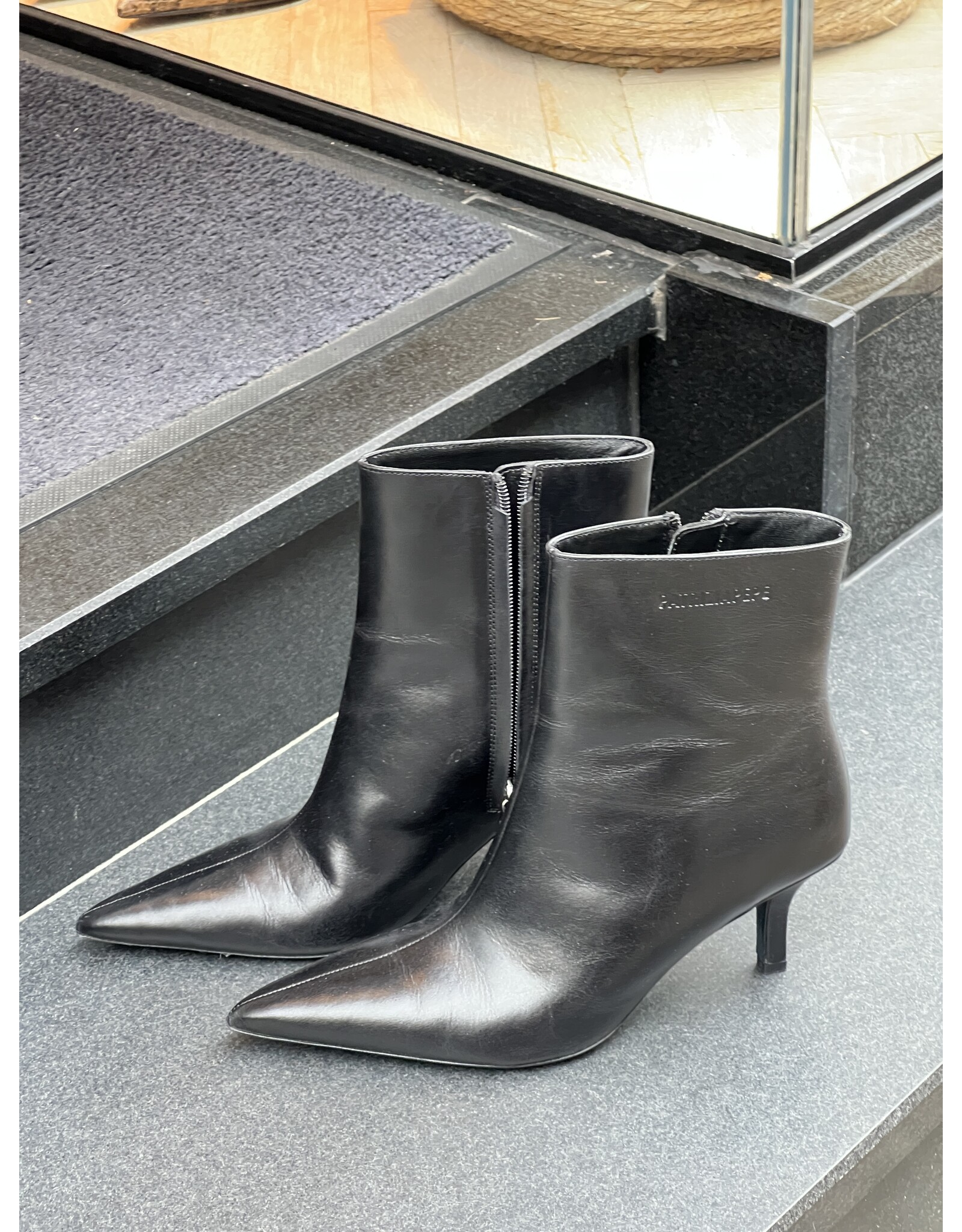 Patrizia Pepe Short boots P Pepe zwart leder