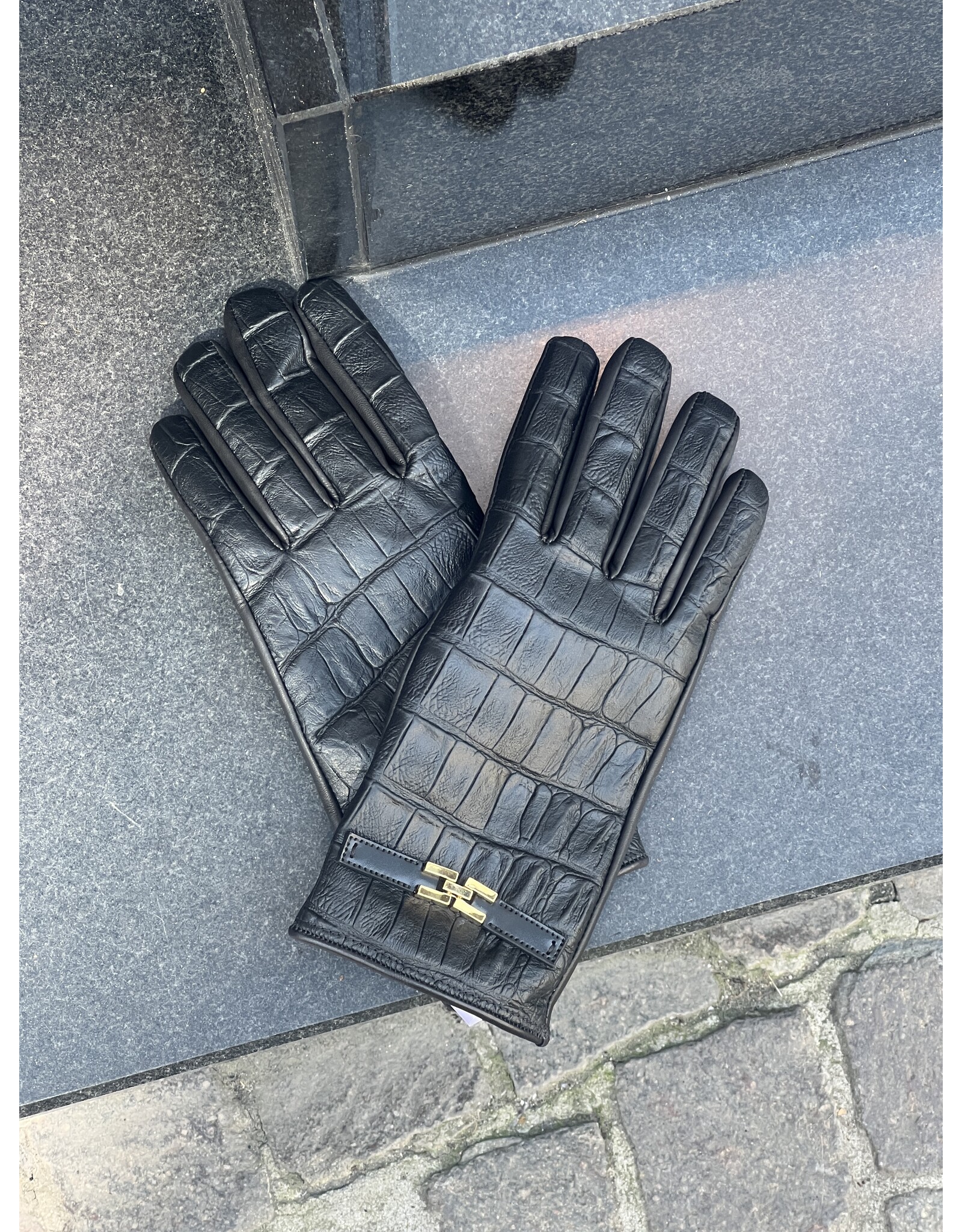 Elisabetta Franchi Handschoenen E Franchi leder