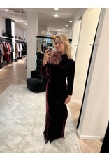 Natan Partydress Natan Dorian velvet wijnrood